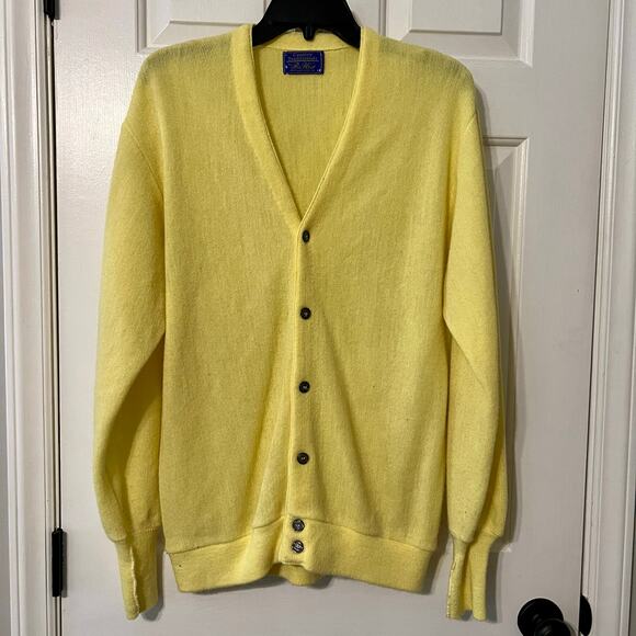 *RARE* Vintage 70's Pendleton Button Down V-Neck Cardigan Sweater - Picture 1 of 6